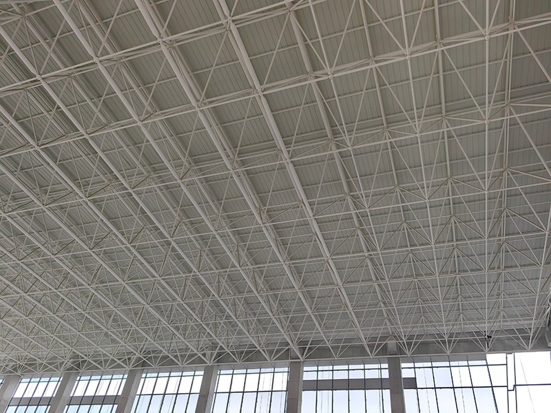 濟南眾彩乒羽館網架